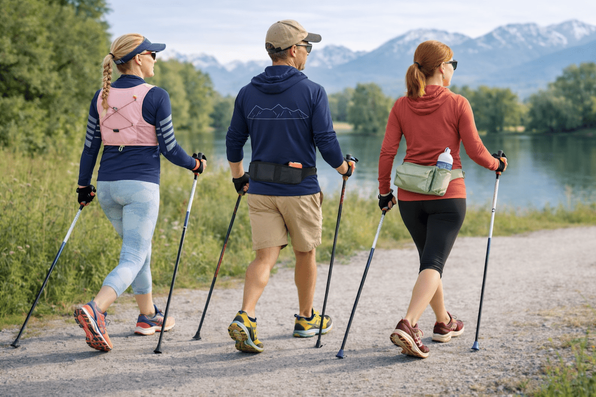 Nordic Walking See Berge