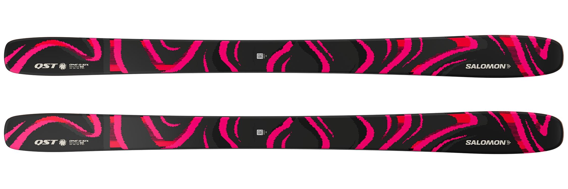 Salomon QST 106 Black Pink Salomon QST 106 Black Pink, Freeride-Ski